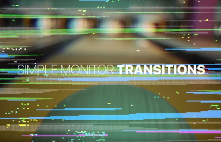 ترانزیشن پریمیر گلیچ و نویز دیجیتال Simple Monitor Glitch