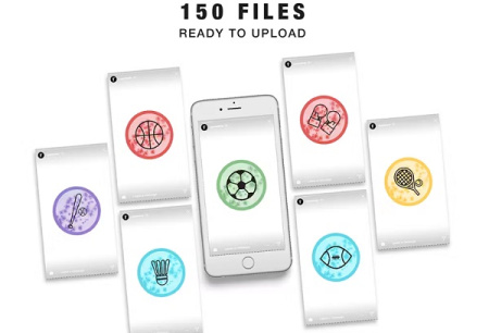 دانلود کاور هایلایت اینستاگرام ورزشی