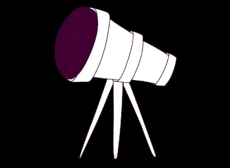 پروژه افتر افکت لوگوی تلسکوپ و صورت فلکی