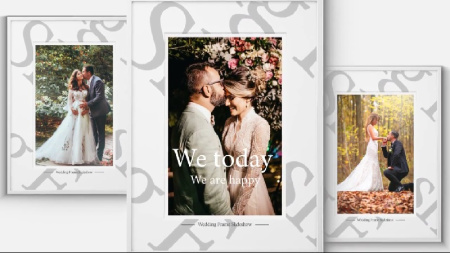 پروژه افتر افکت اسلایدشو آلبوم عروسی Wedding Slideshow