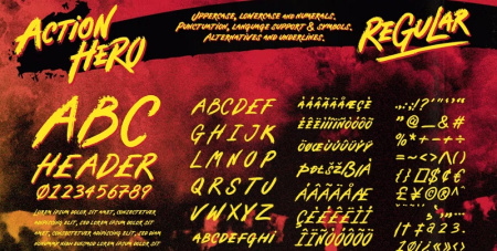 دانلود فونت انگلیسی پوستر فیلم