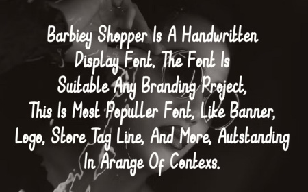 دانلود فونت Barbiey Shopper