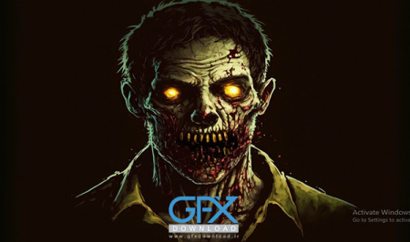 عکسهای کارتونی زامبی