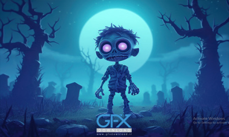 عکس زامبی کارتونی برای پروفایل