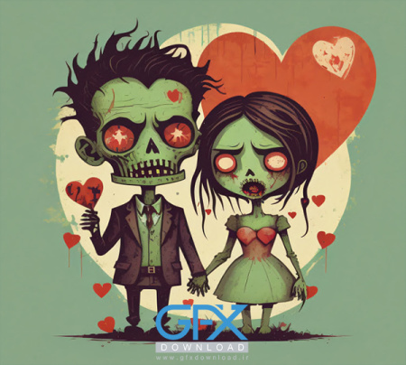 عکس زامبی عاشق