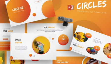 دانلود تم پاورپوینت دایره Circles