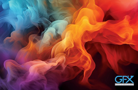تصویر بک گراند دود رنگی