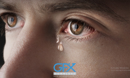 عکس چشم گریان مردانه