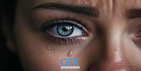 عکس چشم گریان دختر برای پروفایل