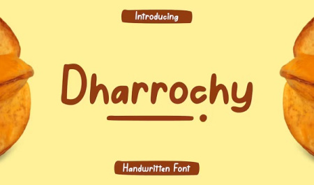 دانلود فونت زیبای انگلیسی Dharrochy