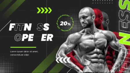 پروژه افتر افکت افتتاحیه بدنسازی و ورزشی Fitness Opener