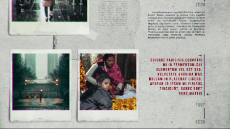 پروژه افتر افکت اسلایدشو کلاژ تاریخی The History Collage