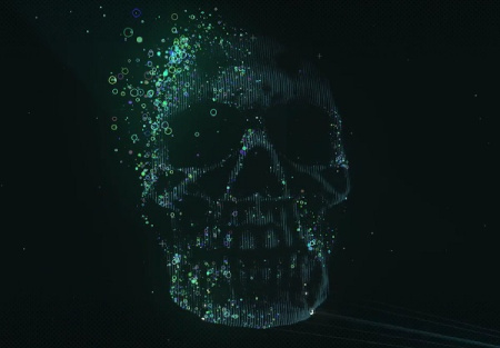 پروژه پریمیر نمایش لوگو با اسکن هولوگرام Hologram Scan Logo