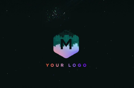 پروژه پریمیر نمایش لوگو با اسکن هولوگرام Hologram Scan Logo