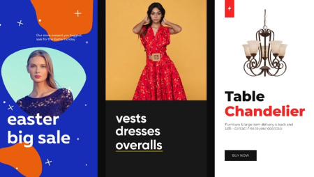 130 پروژه آماده ساخت استوری اینستاگرام برای پریمیر