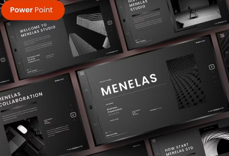 قالب پاورپوینت Menelas