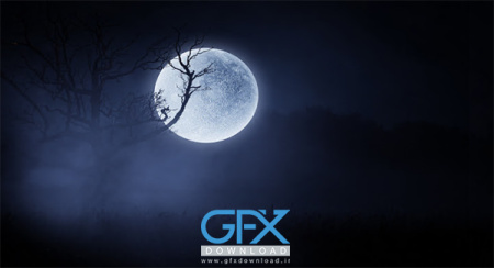 عکس ماه در شب