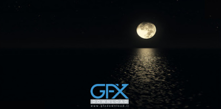 عکس ماه در شب برای پروفایل