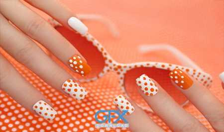 عکس ژلیش ناخن دخترانه فانتزی