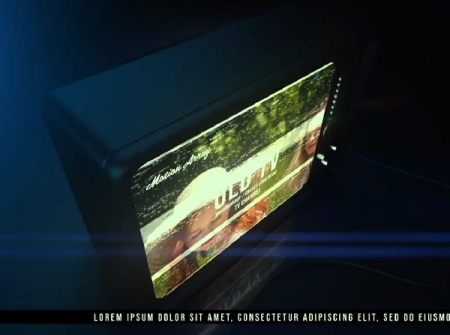 پروژه افتر افکت تبلیغاتی با تلویزیون قدیمی Tv Channel Promo