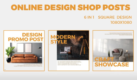 پروژه افتر افکت پست فروشگاهی دکوراسیون داخلی