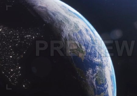 دانلود فوتیج سیاره زمین در حال چرخش Planet Earth Rotating