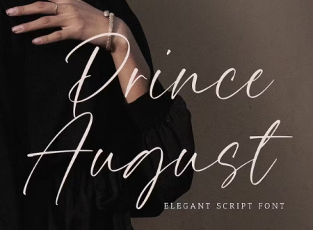 دانلود فونت انگلیسی Prince August