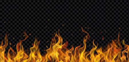 دانلود وکتور شعله آتش واقعی