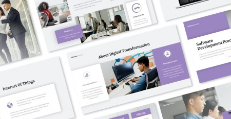 قالب پاورپوینت برنامه نویسی Software Development