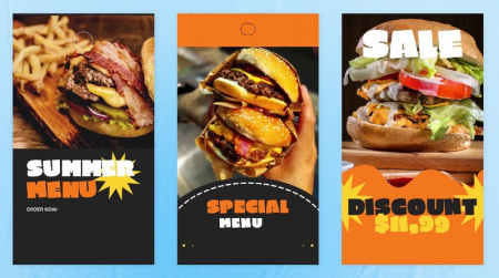 دانلود پروژه افتر افکت ریل و استوری اینستاگرام فست فود و همبرگر