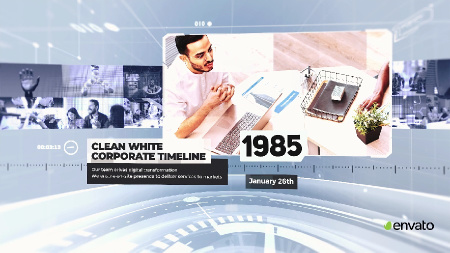 دانلود پروژه افتر افکت اسلایدشو تایم لاین بازار دیجیتال