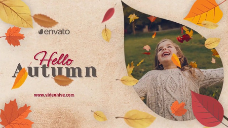 پروژه آماده افتر افکت افتتاحیه پاییزی Welcome Autumn
