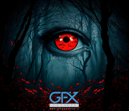 عکس چشم زامبی