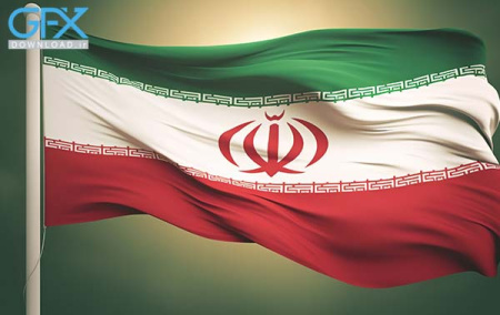 عکس پرچم ایران با میله