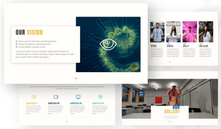 دانلود قالب پاورپوینت زیست شناسی و بیولوژیکی