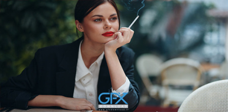 عکس سیگار دخترونه طبیعی