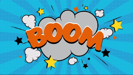 پروژه افتر افکت 12 تایتل کمیک Comic Text Pack