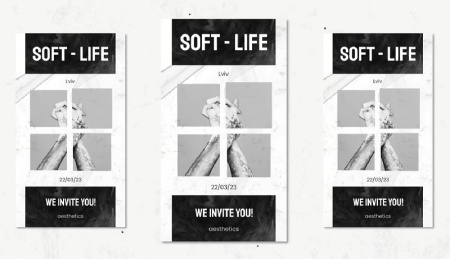 پروژه آماده افتر افکت 6 استوری اینستاگرام با تم تیره