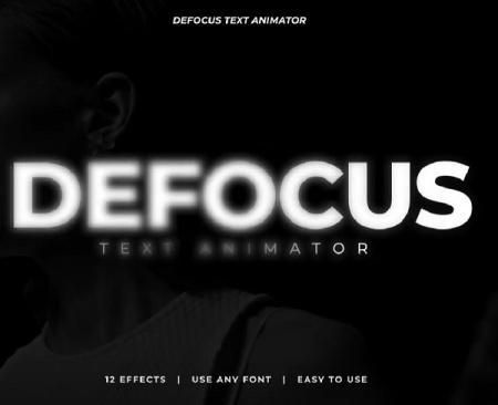 پریست پریمیر متنی با افکت فوکوس Defocus Text Animator