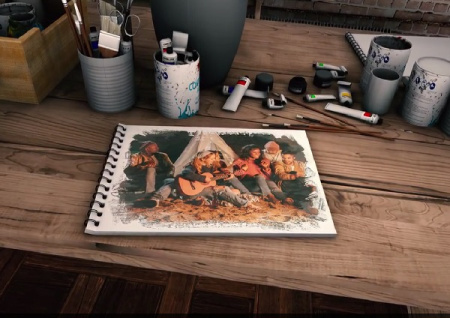 پروژه پریمیر اسلایدشو نقاشی خاطرات Drawing Memories