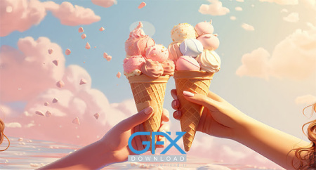 عکس بستنی فانتزی برای پروفایل