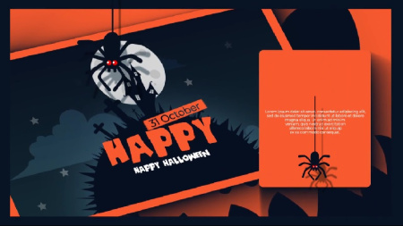 پروژه افتر افکت تبلیغاتی هالووین Halloween Adversting