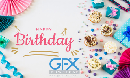 بک گراند تولدت مبارک