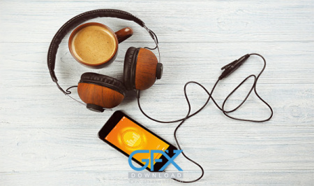 عکس هدفون و گوشی برای پروفایل