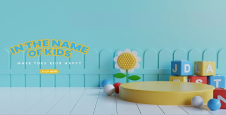 طرح لایه باز آتلیه عکس کودک