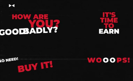 دانلود پروژه پریمیر تایتل Kinetic Text Titles