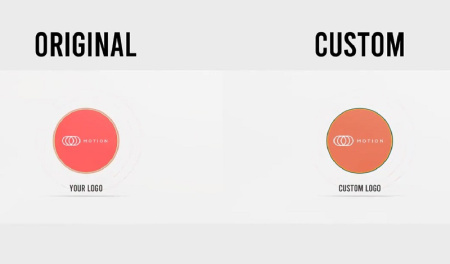 پروژه افتر افکت نمایش لوگو مینیمال Minimal Clean Shapes Logo