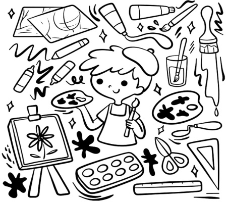 دانلود نقاشی های کودکان  لایه باز