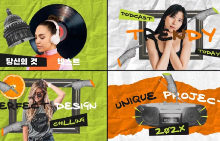 پروژه افتر افکت تیزر تبلیغاتی پادکست Podcast Promo