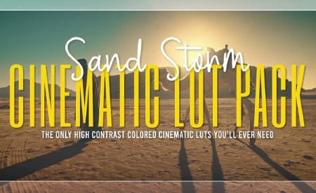 پریست پریمیر اصلاح رنگ شن و کویری Sand Storm LUTs